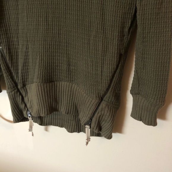 Anthropologie Cowl Neck Waffle Sweater - Picture 3 of 4